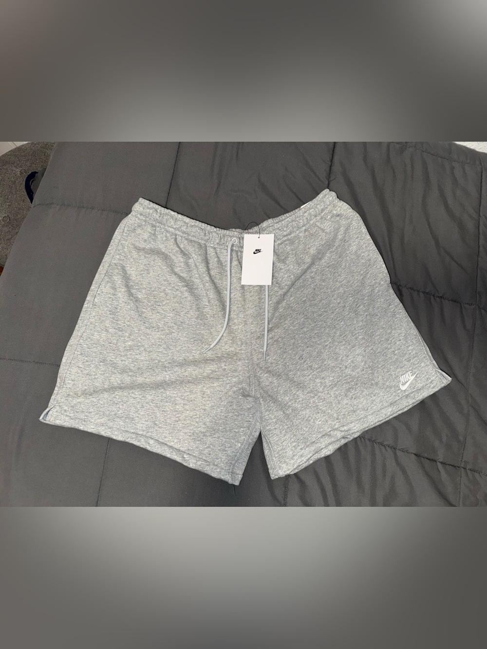 Nike Men’s Light Gray Heather Athletic Shorts
